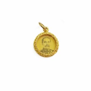 Jaisiam Jewelry จี้ทองคำแท้ 96.5% น้ำหนักครึ่งสลึง 1.9กรัม งานเลเซอร์ ร.5 รุ่น GP965-1.9-3