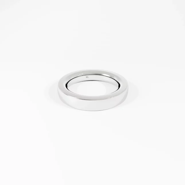 vแหวนทองคำแท้ 37.5% ทองคำ9K แหวนเรียบ แหวนหมั้น แหวนแต่งงาน กว้าง 4 มิลลิเมตร รุ่น GR375-2-4MM