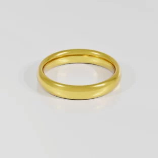 แหวนทองคำแท้ 96.5% แหวนเรียบ แหวนหมั้น แหวนแต่งงาน กว้าง 4 มิลลิเมตร รุ่น GR965-1-4MM