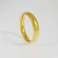แหวนทองคำแท้ 96.5% แหวนเรียบ แหวนหมั้น แหวนแต่งงาน กว้าง 4 มิลลิเมตร รุ่น GR965-1-4MM